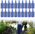 20PCS Blue Sandstone Cylinder Shape Aquarium Aeration Bubble Stone Set Air Stone Kit Fish Oxygen Pump Bubble Stones Airstones Diffuser...