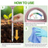 Soil Moisture Meter, Naiades Rose Gold Plant Hygrometer Sensor Water Monitor for Farming Gardening Indoor Outdoor Plants (No Batteries Needed)...