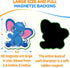 Refrigerator Magnets for Kids Zoo Animals - Big Fridge Magnets for Toddlers - Animal Toys for Toddlers 1-3 - Developmental Toys for 1 Year Old...