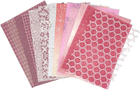 15Pcs Scrapbook Textured Paper for Journaling Junk Journal Card Making DIY Project Paper Art Craft Supplies, Handmade Special Mix Material, 4.7×6....