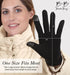 Brook + Bay Women's Gloves for Cold Weather - Women's Gloves w/Touchscreen Fingers - Fleece Gloves for Women - Texting Glove...
