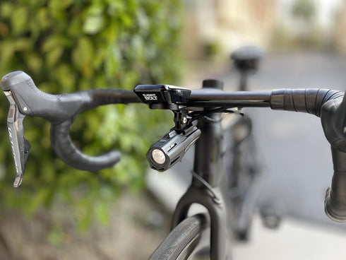 Integrated Aero Handlebar Out Front Cycling Computer Road Bike Mount Compatible with Garmin, Wahoo, CatEye, and Bryton with GoPro Action Camera an...