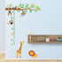 DECOWALL DW-1402 Little Monkeys Tree and Animals Height Growth Chart Kids Wall Stickers Wall Decals Peel and Stick Removable Wall Stickers for Kid...