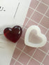 Szecl 2Ps 3D Heart Silicone Molds for Epoxy Resin Small Mirror Heart Shape Smooth and Full Crafts Crystal Resin Molds Handmade Love DIY Jewelry Ma...