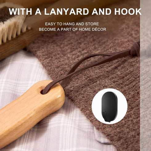 Horse Hair Brush with Sponge Cleaning and Hook,3PCS Hat Cleaning Kit,Felt Hat Brush for Cowboy Hat, Clothes, Shoes, Cap, Suits, Cashmere and Pet H...