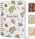 Recipe Book Waterproof Hardcover to Write in Your Recipes,Simplified Family Recipe Notebook for the Chef at Home, Recipe Journal Hold 120 Recipes?...