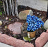 Rehomy Garden Solar Squirrel Statue Ornament Waterfall Squirrel Sculpture with Light Garden Landscaping Decoration...