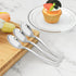 50 Pack 6.9 Inch Silver Plastic Spoons, Heavy Duty Plastic Silverware, Heavyweight Silver Disposable Spoons, Disposable Serving Utensils for Cater...