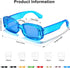 VANLINKER Y2K Trendy Rectangle Sunglasses for Women Men Retro Fashion 90s Glasses Thick Square Frames UV400 Protection VL9673...
