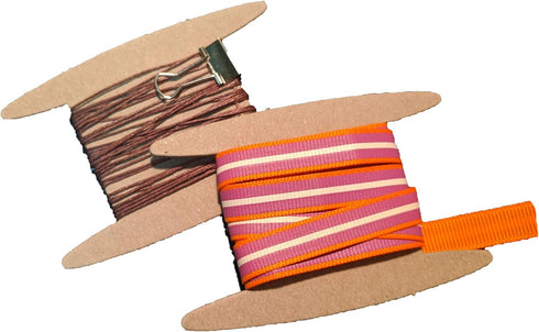 Ribbon Storage Ribbon Spools (50 spools) - Craft Organizer-Wrapping Paper Storage-Bin-Storage Cabinet Organization-Twine Storage Wrapping GiveThan...
