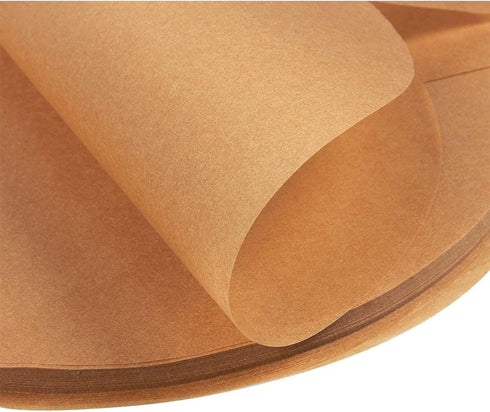 Juvale Unbleached Baking Parchment Paper Rounds with Easy Lift Tabs (9 in, 100 Sheets)...