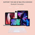 Wireless Keyboard with Touchpad,Ultra-Slim Portable Rechargeable Bluetooth Keyboard,Ipad Keyboard with Trackpad for iPad/iPad Pro and Other iOS An...