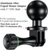 BRCOVAN Aluminum Alloy Tripod Mount Adapter with Camera 1/4"-20 Thread & 1'' TPU Ball Joint, Compatible with RAM Mounts B Size 1'' Ball Double Soc...