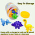 Alphabet Matching Dinosaur Toys,13 Dinos - 26 Letters,Preschool Activities Montessori Fine Motor Toys,Gifts for 18 Months 2 3 4 Year Old Boys Girl...