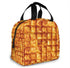 Waffle Pattern Insulated Lunch Bags for Women Cooler Tote Bag with Front Pocket Lunch Box Reusable Lunch Bag for Men Adults Work Hiking Picnic......