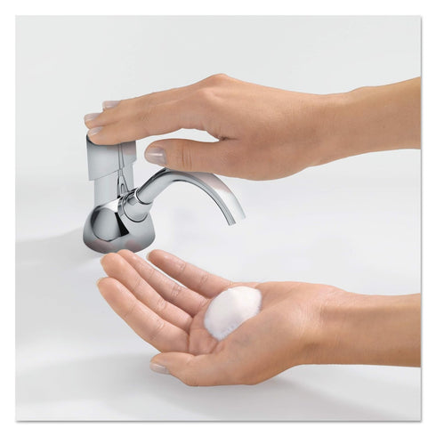 GOJO CX Counter-Mount Push-Style Soap Dispenser, Chrome, for GOJO Foam Hand Soap Refills (Pack of 1) - 8500-01...