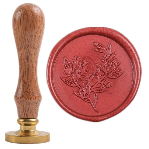 Eucalyptus Wax Seal Stamp, HOSEALING 40 Pcs Bronze Gold Sealing Wax Sticks with Glue Gun, Eucalyptus Wax Seal Stamp, Wax Seal Pen, Gold Sealing Wa...