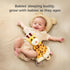 TUMAMA Baby Security Blanket Lovey,Soft Fleece Velvet Minky Dot Blanket with Stuffed Animal&Teething Rings,Newborn Essentials for Babies Girls Boy...