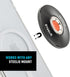 Nite Ize Steelie Orbiter Plus Magnetic Socket and Metal Ring - Car Dashboard with Magnetic Mount - Sturdy Dashboard Mount for Cell Phone - Black...