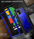 Poetic Spartan Series Designed for Google Pixel 4 5.7 inch Case, Full-Body Rugged Dual-Layer Metallic Color with Premium Leather Texture Shockproo...
