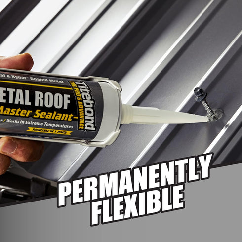Titebond WeatherMaster Metal Roof Sealant 61321 Bronze 10.1-Oz...