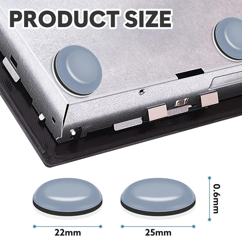 Appliance Sliders for Kitchen Appliances, 20 PCS Self-Adhesive Small Kitchen Appliance Slider for Coffee Maker, Air Fryer, Pressure Cooker, Combin...