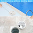 2Pcs Pool Skimmer Hook, Stainless Steel Skimmer Basket Handle Extended Knee Protection Pool Skimmer Basket Hook Tool for Cleaning Swimming Pool De...
