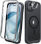 Diaclara Magnetic Designed for iPhone 15 Case, Compatible with MagSafe Built-in Touch Sensitive Anti-Scratch Screen Protector, with Camera Lens Pr...