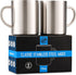 Stainless Steel Coffee Mugs – 15 oz Double Wall Stainless Steel Mugs with Handle, Metal Coffee Cups for Tea, Insulated Mug Set of 2 – BPA Free, Du...