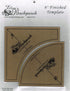 Elisa's Backporch Quick Curves template, Clear...