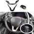 Steering Wheel + Gear Shift Head Cover Molding Trims for Honda Accord 10th 2018-2022 (carbon fiber style)...