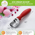 Spring Chef Ice Cream Scoop with Soft Grip Handle, Professional Heavy Duty Sturdy Scooper, Premium Kitchen Tool for Cookie Dough, Gelato, Sorbet, ...