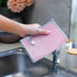 8 Pieces of Multipurpose Wire Dishwashing Rag: Durable Stainless Steel Scrubber, Suitable for Wet and Dry Use, Ideal for Sinks, Stovetops, and Pot...