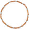 Stretch Bead Ankle Bracelet Anklet - Orange Iridescent (A151)...