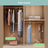 Legging Organizer Storage, T-Shirt Organizer, Hanging Closet Organizer, Hanging Clothes Organizer with 26 Roll Compartments for Yoga Pants, Tank T...
