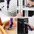 SHARDEN Ratchet Screwdriver 13-in-1 Multi Screwdriver Tool All in One Ratcheting Screwdriver Set with Phillips, Flat Head, Torx, Hex, Square, 180 ...