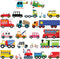 DECOWALL DS4-8004 Transports Kids Wall Stickers Wall Decals Peel and Stick Removable for Kids Nursery Bedroom Living Room (Small) décor...