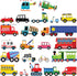 DECOWALL DS4-8004 Transports Kids Wall Stickers Wall Decals Peel and Stick Removable for Kids Nursery Bedroom Living Room (Small) décor...