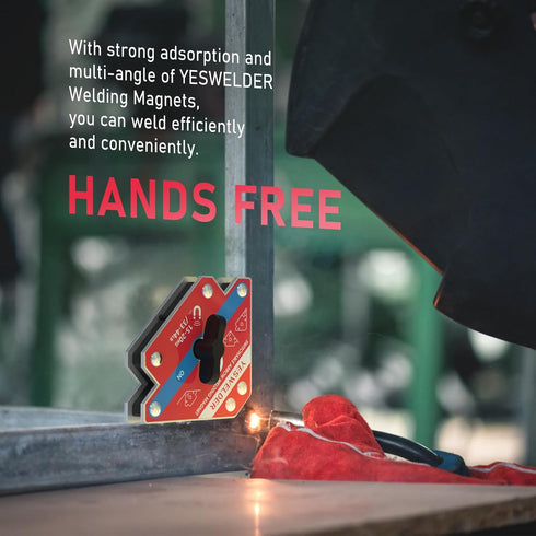YESWELDER Switchable Arrow Welding Magnet 33-44LBs On/Off Switch Arrow Magnetic Welding Holder...