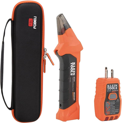 Hard Carrying Case for Klein Tools ET310 AC Circuit Breaker Finder & 80041 Outlet Repair Tool Kit, Portable Traveling Storage Case...