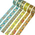 allydrew Elegant Gold Foil Washi Tape Box Set for Arts & Crafts, Scrapbooking, Stationery, Diary (12 Rolls), Playful Florets...