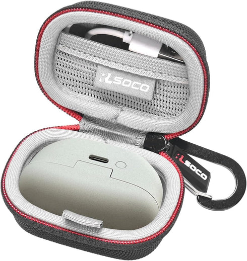 RLSOCO Hard Case for Sony WF-1000XM5 The Best Truly Wireless Bluetooth Noise Canceling Earbuds Headphones (Black)...