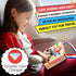 POLKRANE Montessori Toddler Busy Board - Montessori Toys for 1+ Year Old, Toddler Busy Board, Baby Sensory Toys with Led Light Switch, Kid Educati...