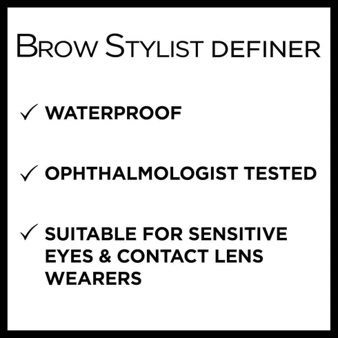 L'Oreal Paris Makeup Brow Stylist Definer Waterproof Eyebrow Pencil, Ultra-Fine Mechanical Pencil, Draws Tiny Brow Hairs and Fills in Sparse Areas...