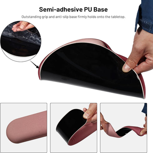 Keyboard Wrist Rest - Sets of Hand Pads for Computer or Office, Ergonomic Mouse Pad with Wrist Support, Padded Mouse Pad Set, Desktop Wrist Rest, ...