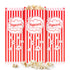 50 Popcorn Bags Individual Servings - 2oz Disposable Food Paper Popcorn Bags Party Pop Corn Sleeves Bulk Carnival Halloween Snack Packs Gift Favor...