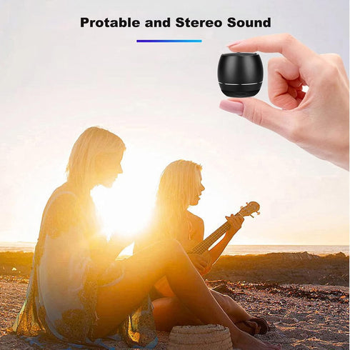 Portable Bluetooth Speakers,Outdoors Wireless Mini Bluetooth Speaker with Built-in-Mic,Handsfree Call,TF Card,HD Sound and Bass for iPhone Ipad An...