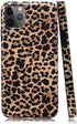 Leopard Cheetah Print Phone Case for iPhone 12 Pro Max 6.7'' Cool Girly Design Soft Flexible Protective Luxury Rubber Gel Back Cover Brown...