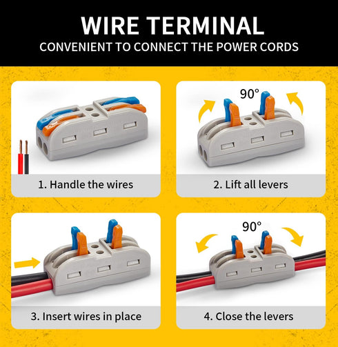 Power Wheel Adapter for Dewalt 20V Battery Series with Fuse, Switch & Wire Terminal, 3Pcs 30A Fuse, 12 AWG Wire Battery Converter Connector DIY fo...