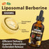 3000mg Berberine Supplement Liquid Drops - High Bioavailability Liposomal Berberine Supplements, Berberine HCL Complex with Ceylon Cinnamon Plus T...